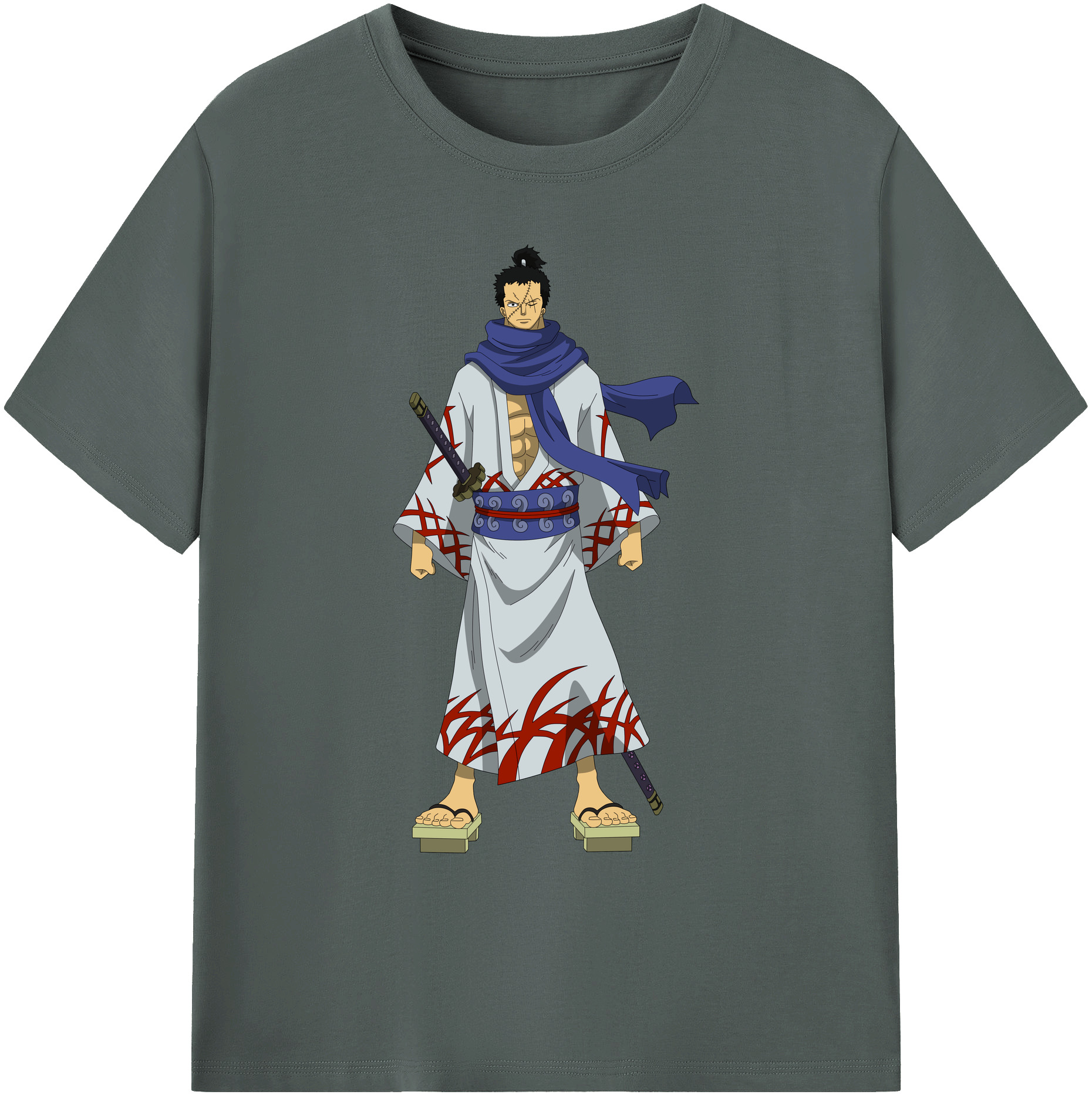 ワンピース ロロノア・ゾロ ONE PIECE Roronoa Zoro 綿100％ メンズ半袖Tシャツ｜肌触りやわらか＆通気性